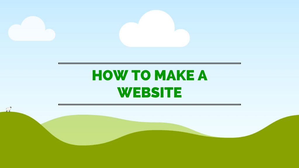 How to make a website